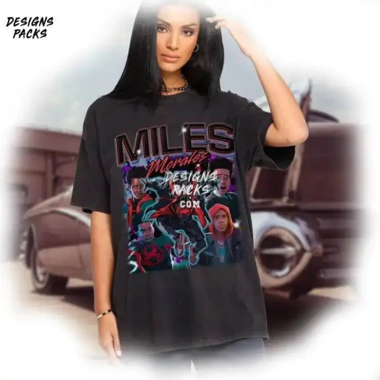 Miles Morales Spiderman Sublimation Spider - Man Across The Spider - Verse Png Design