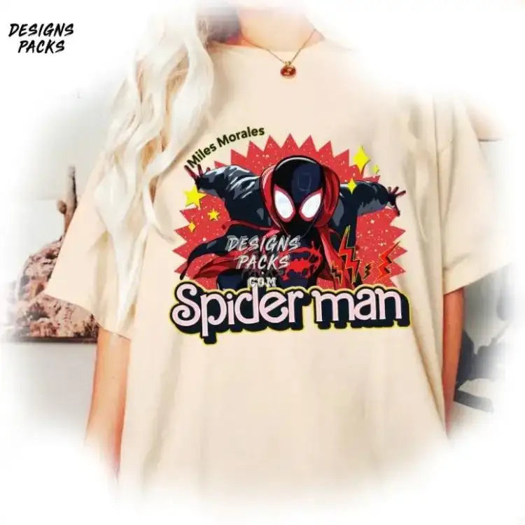 Miles Morales Spiderman Vintage Matching Avengers Spider Man Png Design
