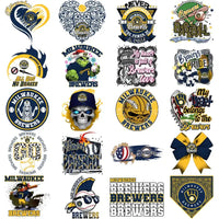 Load image into Gallery viewer, 67 Milwaukee Brewers Baseball Designs Bundle PNG
