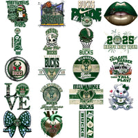 Load image into Gallery viewer, 57 Milwaukee Bucks Basketball Designs Bundle PNG
