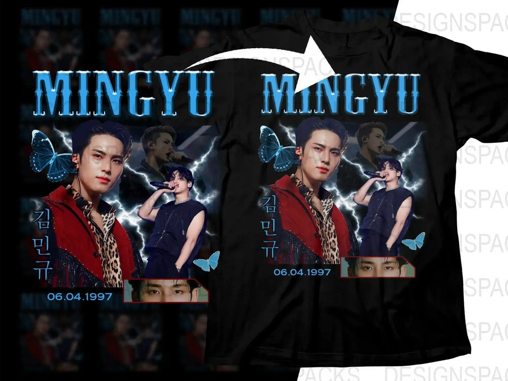 Mingyu K-pop Graphic Stylish Unisex Printed Png Digital Download