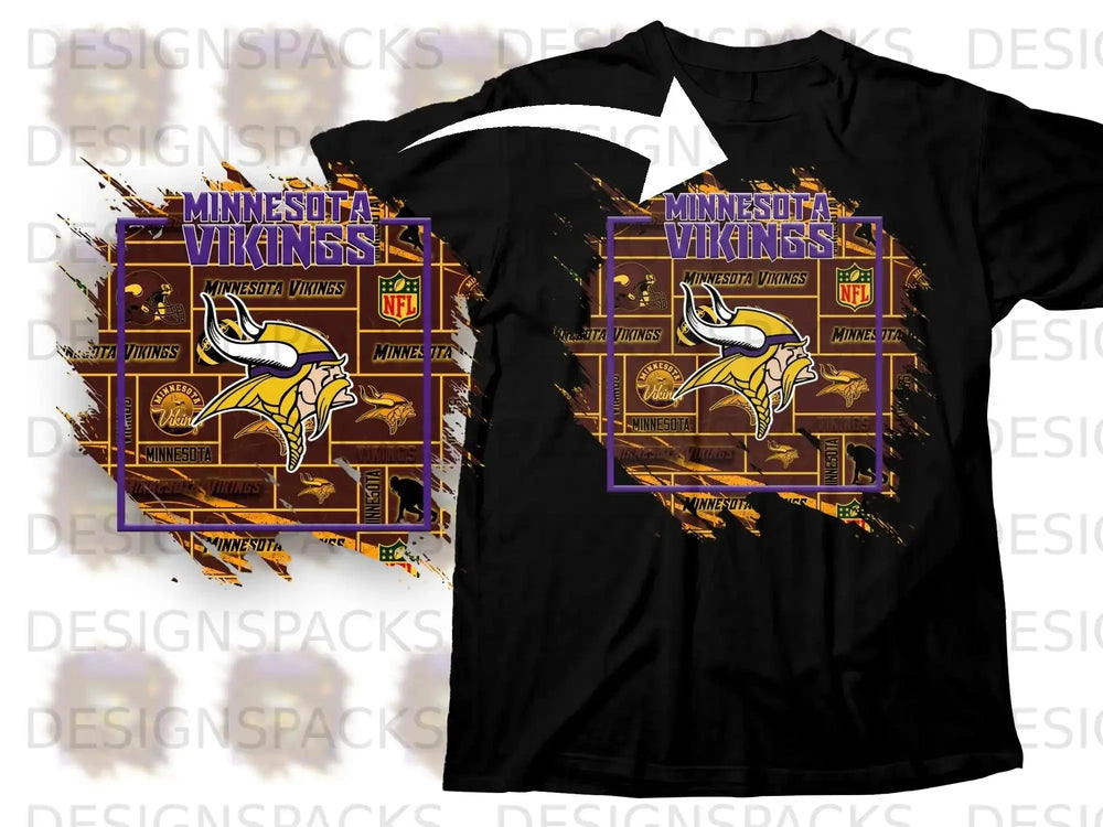 Minnesota Vikings NFL Team Graphic T-Shirt