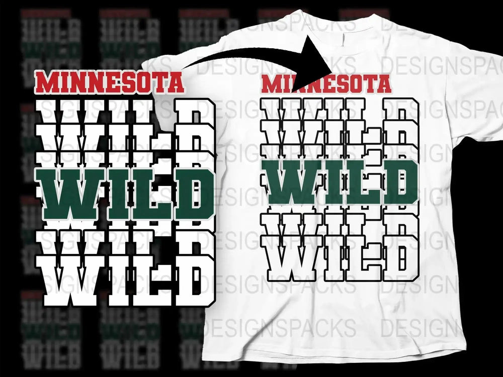 Minnesota Wild Png Digital Download
