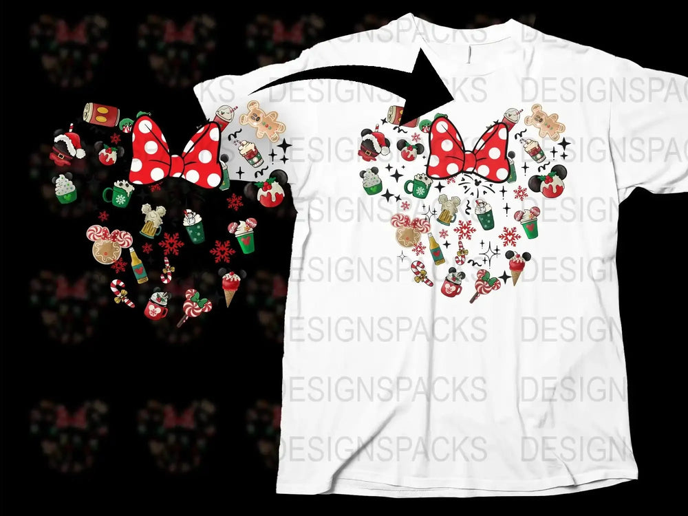 Festive Christmas T-Shirt, Holiday Graphic Tee, Santa Reindeer Snowman Design, Family Matching Outfit, Unique Xmas Gift Idea