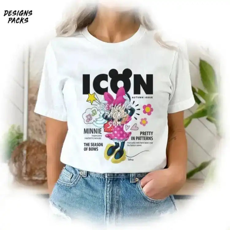 Minnie Girl Trip Design Mickey Cartoon Mouse Icon Png