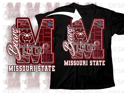 Missouri State Bears MSU Logo Graphic Tee