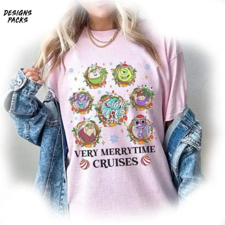 Monsters Incs Christmas Cartoon Land Family Cruise Inc Very Merrytime Cruises Png Design