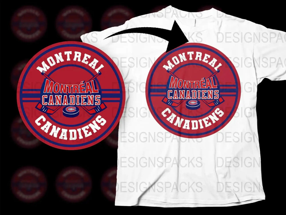 Montreal Canadiens Official Logo Graphic Png Digital Download