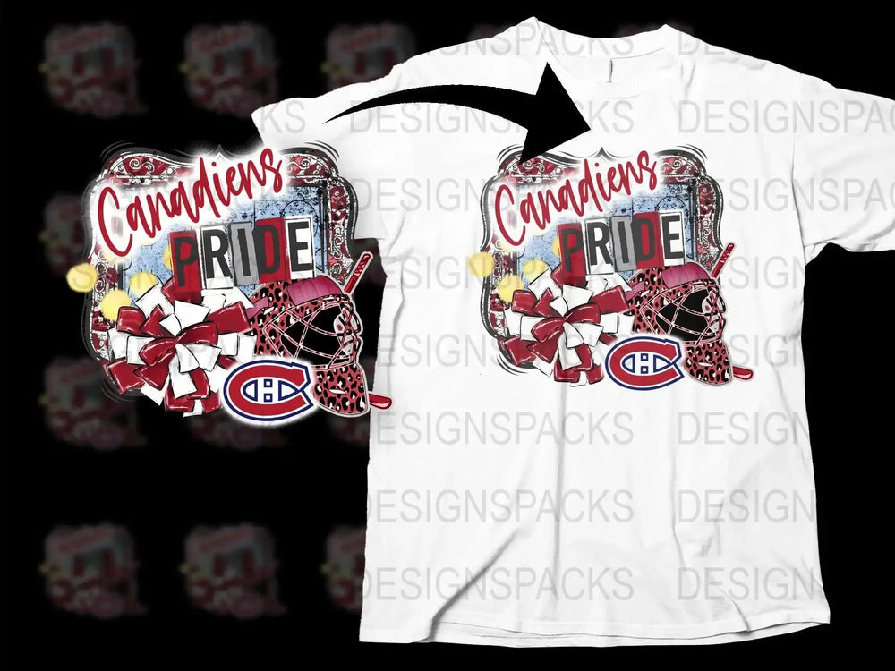 Montreal Canadiens Pride Hockey Graphic Png Digital Download