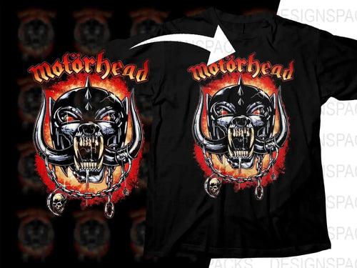 Motörhead Heavy Metal Band Album Cover Graphic Png Halftone Digital Download