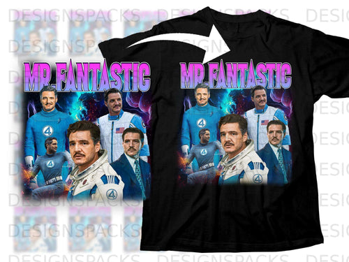 Mr Fantastic Multiverse Characters Graphic Tee