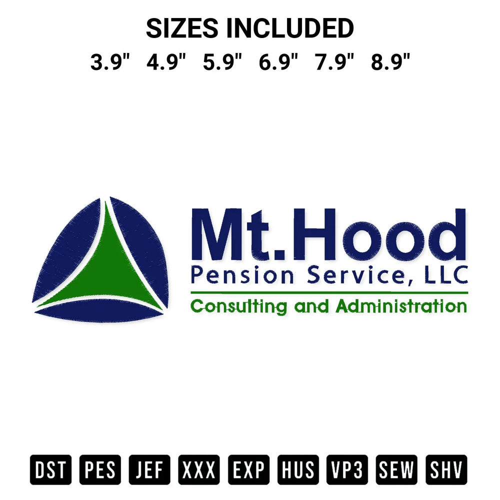 Mt. Hood Pension Service Embroidery Design