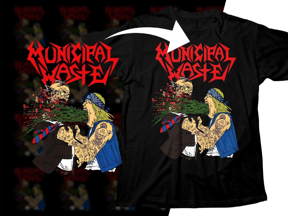 Municipal Waste Thrash Metal Rock Png Halftone Digital Download