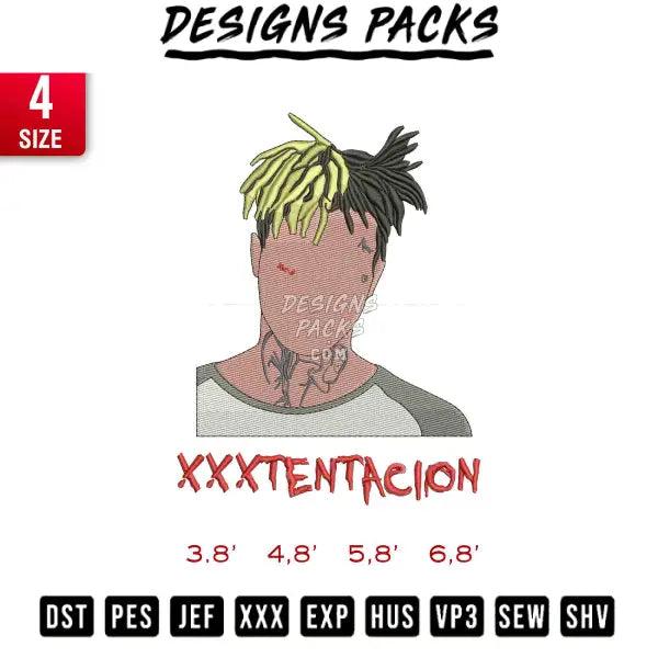 Juice wrld xxx tentacion Embroidery Design 