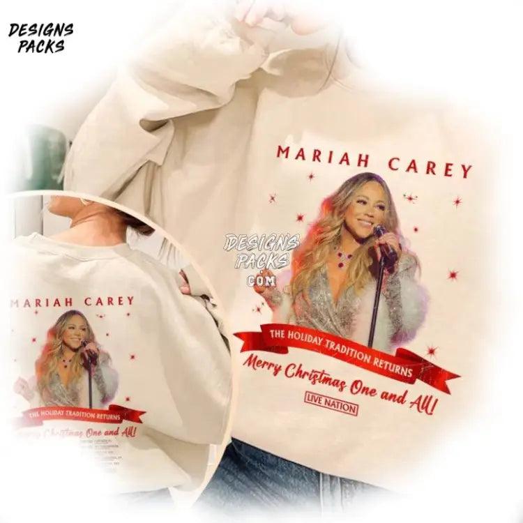 Music Xmas Best Christmas Song All I Want For Is Mariah Carey Png Design