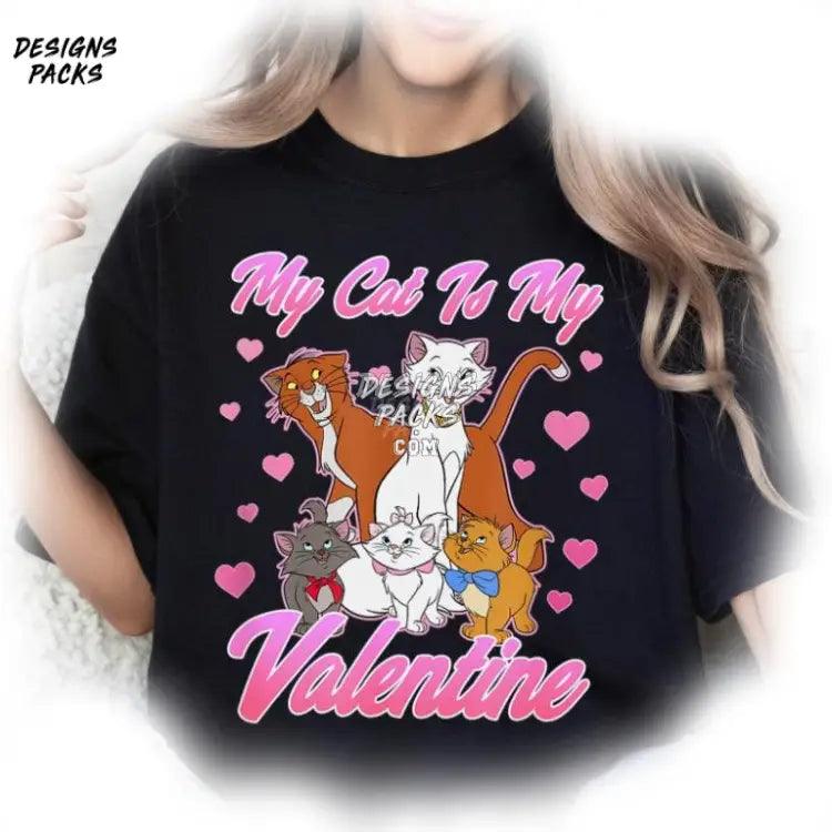 My Cat Is Valentine Cartoon Land Couple Valentines The Aristocats Png Design