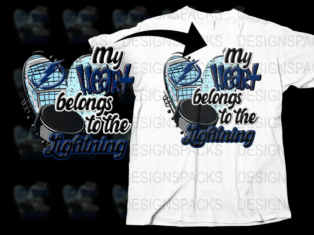My Heart Belongs to the Lightning Png Digital Download