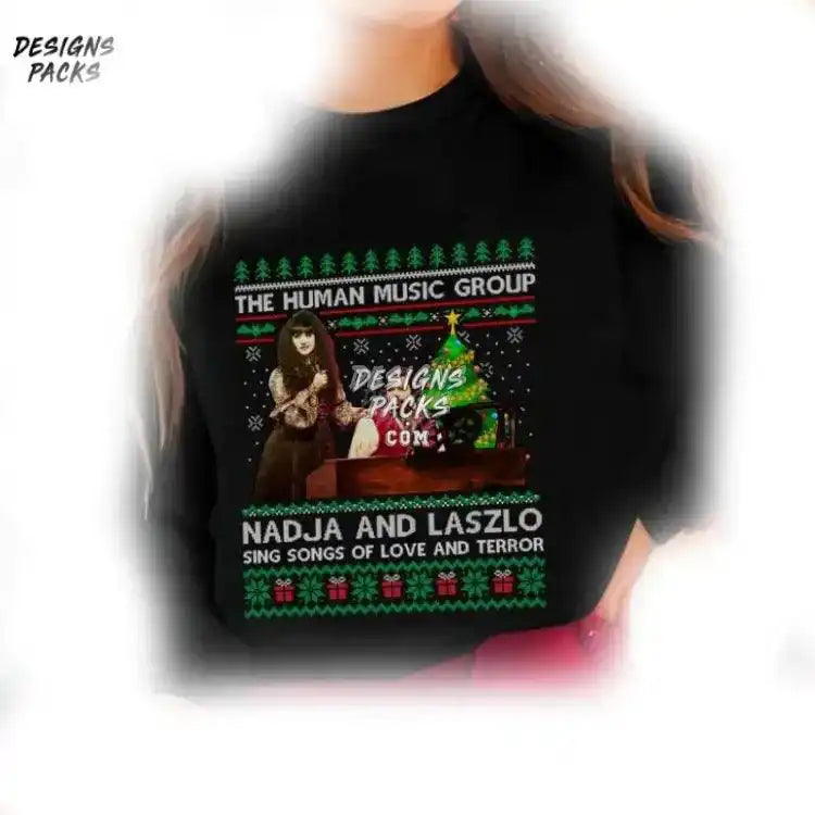 Nadja Laszlo T Xmass What We Do In The Shadows Christmas Png Design