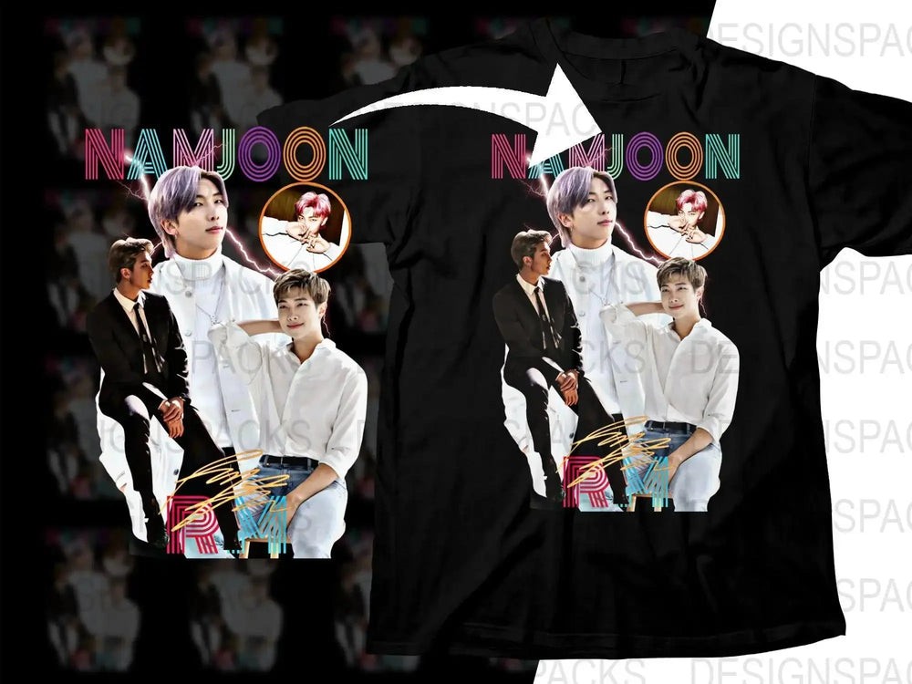 Namjoon RM Music Superstar Kpop Fashion Music Png Digital Download