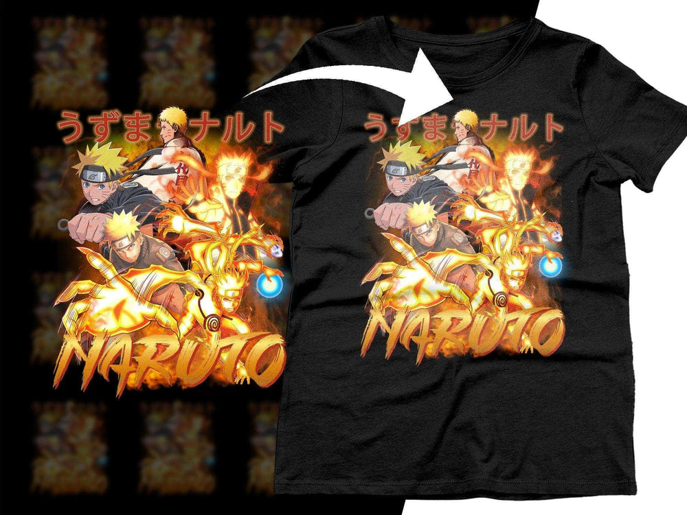 Naruto Anime Bootleg Uzumaki Multiform Png Digital DOWNLOAD