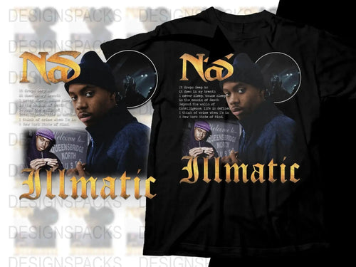 Nas Illmatic Bootleg Graphic Png Digital Download