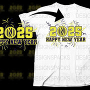 Nashville SC Happy New Year 2025 Graphic Png Digital Download