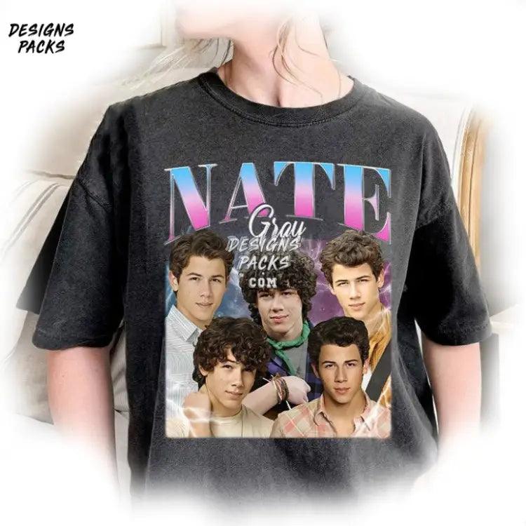 Nate Gray Camp Rock Vintage Connect 3 Homage Graphic Png Design