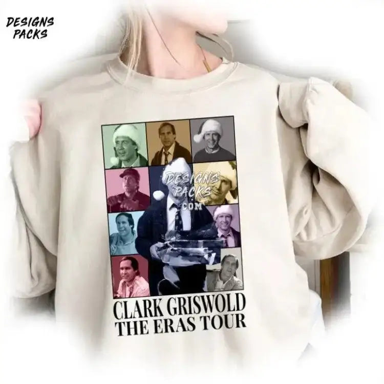 National Lampoon’s Christmas Vacation Clark Griswold Eras Tour Png Design