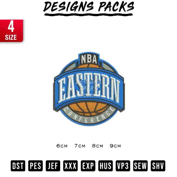 NBA Eastern confrence Embroidery Design 