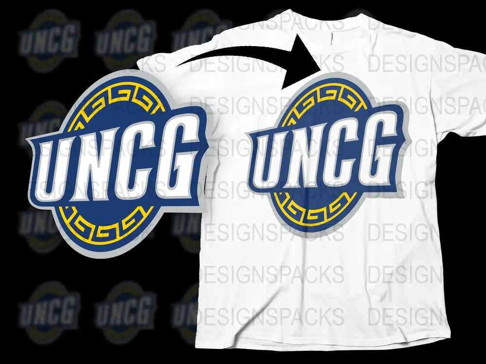 NC Greensboro Spartans College Football Png Digital Download