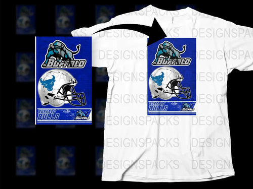 Buffalo Bulls Sports Team T-Shirt, College Football Graphic Tee, Athletic Apparel, Fan Wear