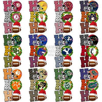 Load image into Gallery viewer, 63 NCAA College Football Teams Christmas Ho Ho Ho Designs Bundle PNG
