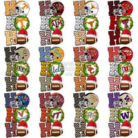 Load image into Gallery viewer, 63 NCAA College Football Teams Christmas Ho Ho Ho Designs Bundle PNG
