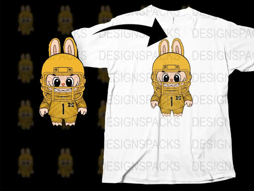 Cute Cartoon Beaver T-Shirt, Funny Animal Graphic Tee, Unisex Kids Casual Wear, Unique Yellow Outfit