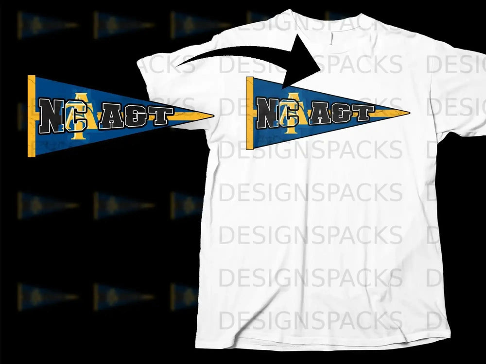 North Carolina A&T Aggies White T-Shirt