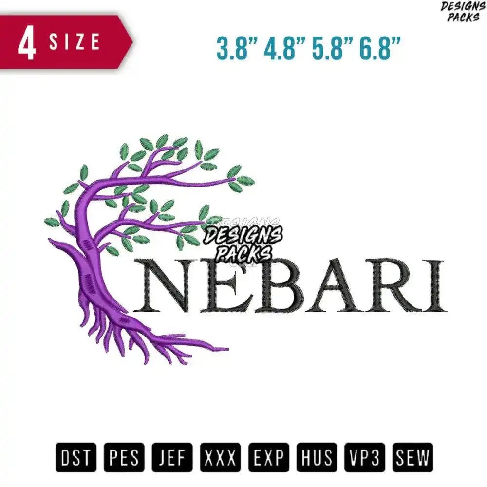 Nebari Embroidery Design