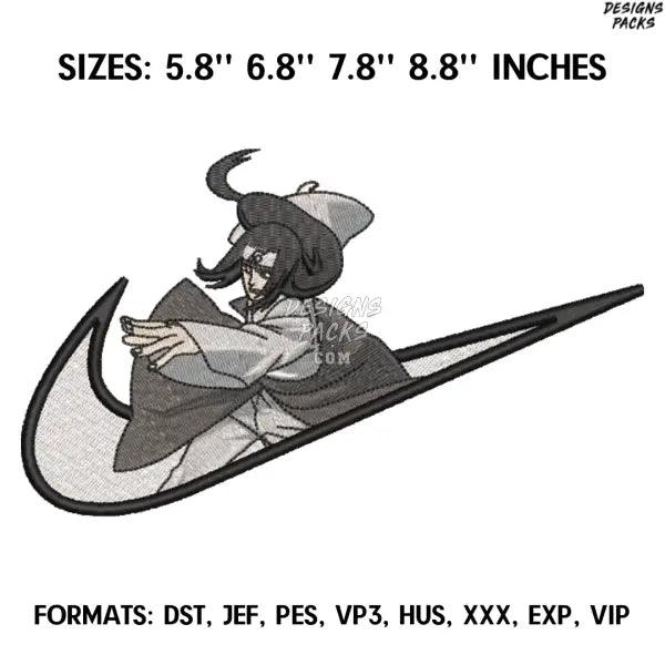 Neji Hyuga Embroidery Design File Pes, Anime design Naruto, Embroidery Pattern. Anime Naruto art, Anime Pes Design