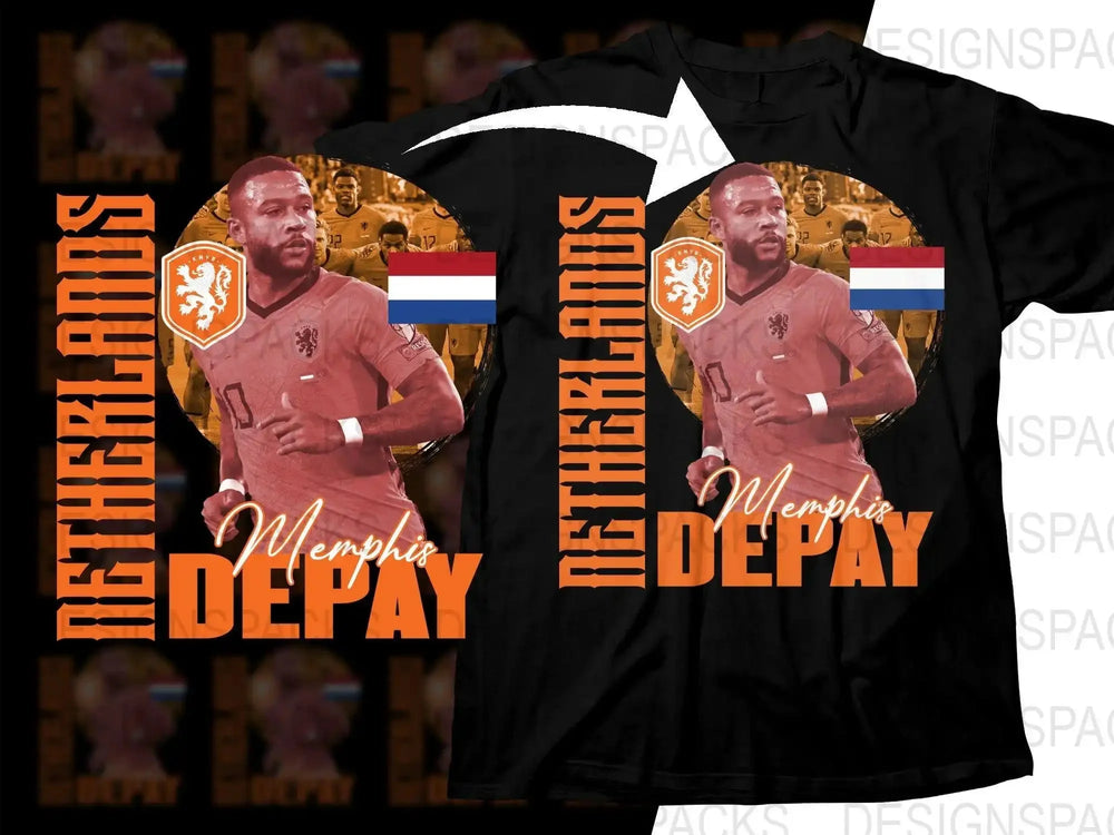 Netherlands Memphis Depay Soccer Soccer Png Digital Download