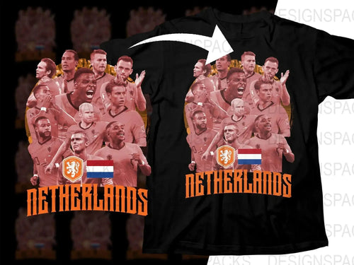 Netherlands Soccer Team Bootleg Soccer Png Digital Download