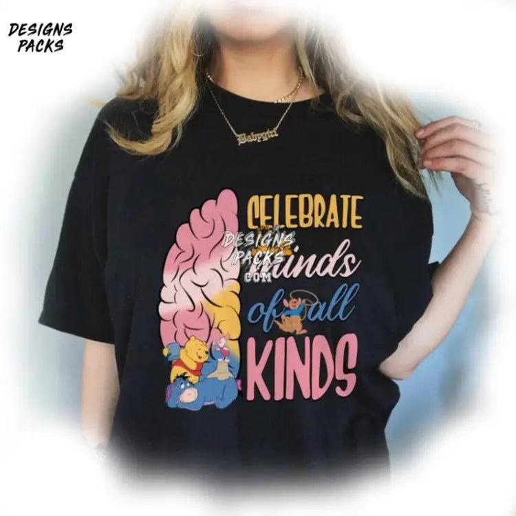 Neurodiversity Adhd Celebrate Minds Of All Kinds Winnie The Pooh S Png Design