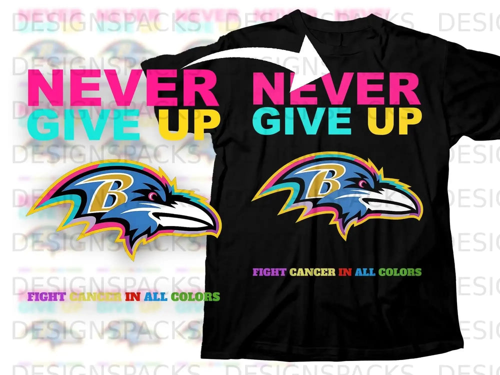 Never Give Up Fight Cancer In All Colors Bird Logo product type