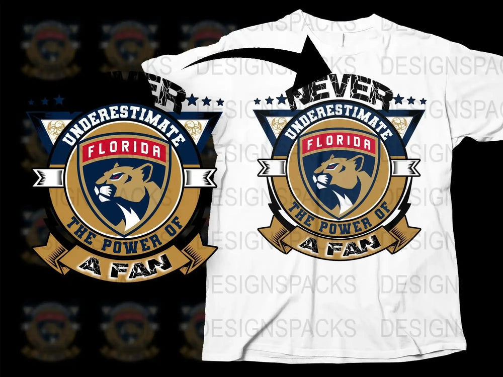 Never Underestimate The Power of a Fan Png Digital Download