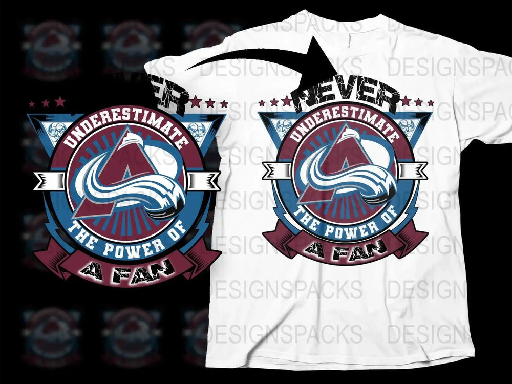 Never Underestimate The Power of a Fan Png Digital Download