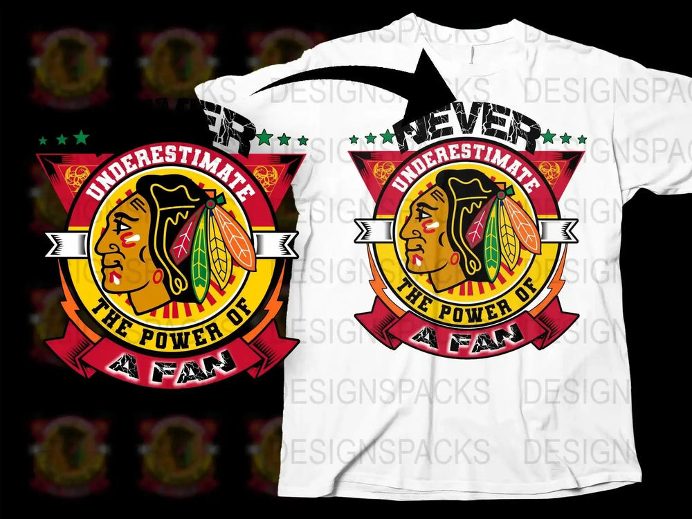 Never Underestimate The Power Of A Fan Png Digital Download