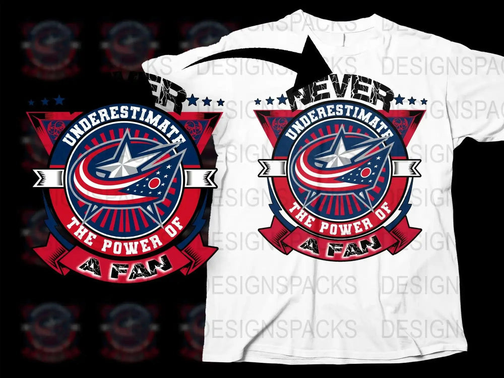 Never Underestimate The Power Of A Fan Png Digital Download