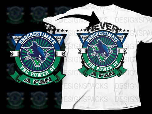 Never Underestimate The Power Of A Fan Png Digital Download