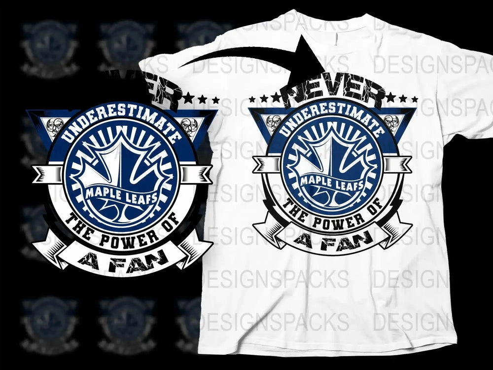 Never Underestimate The Power Of A Fan Png Digital Download