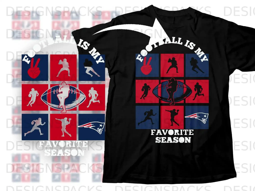 FOOTBALL IS MY FAVORITE SEASON Players Patriots product type