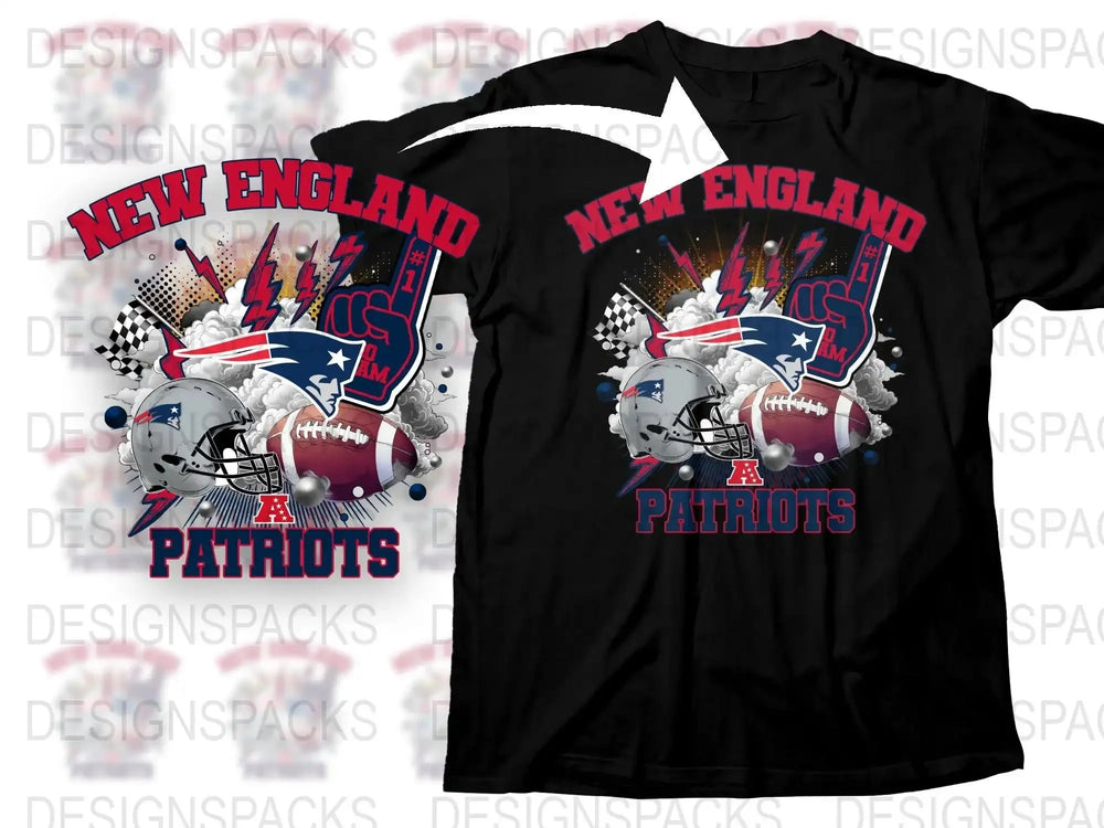 New England Patriots Themed T-Shirt, Sports Fan Apparel, Graphic Football Tee, Men's Casual Wear