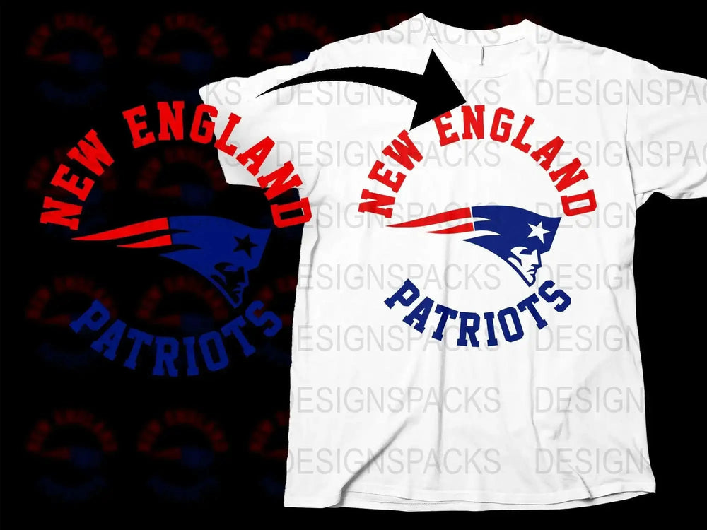 New England Patriots T-Shirt, Sports Fan Gear, Football Team Tee, USA Sports Apparel